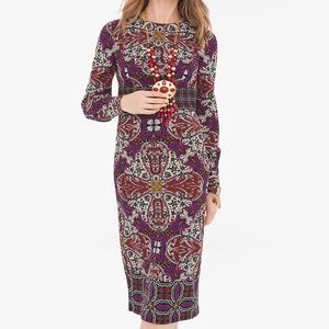 CHICO’S Stunning Medallion Print Dress Size 8/10